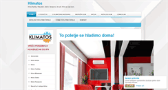 Desktop Screenshot of klimatos.si