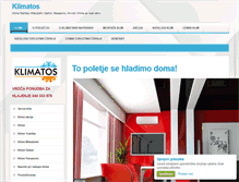Tablet Screenshot of klimatos.si